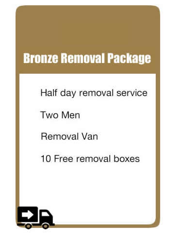 Bronze House Removal package